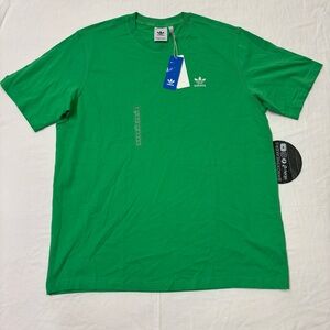 Adidas Originals Trefoil Ess Tee Energy Green T-Shirt JN0235 Men’s Size XL